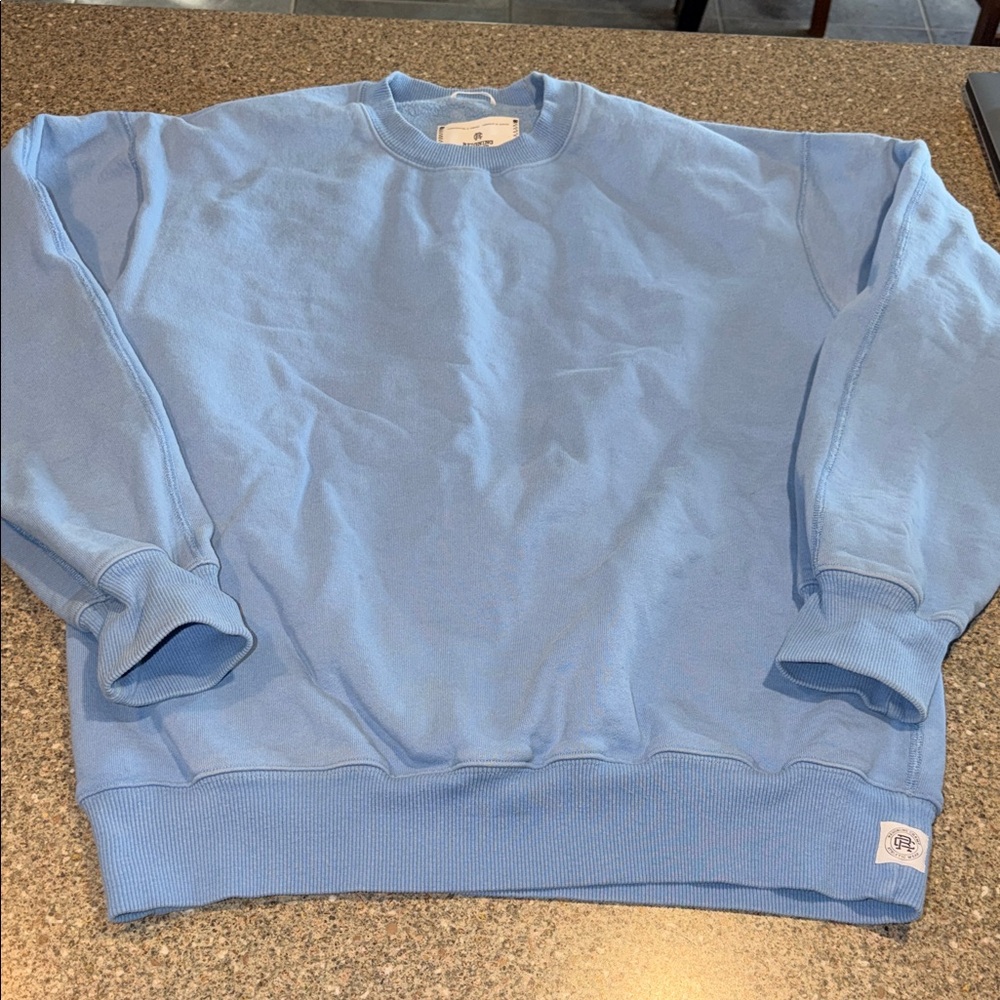 Reigning Champ Sky Blue Crewneck Sweatshirt
